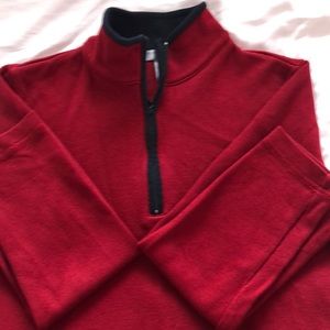 Sz L Geoffrey Beene Sport Long Sleeve Pullover Jacket